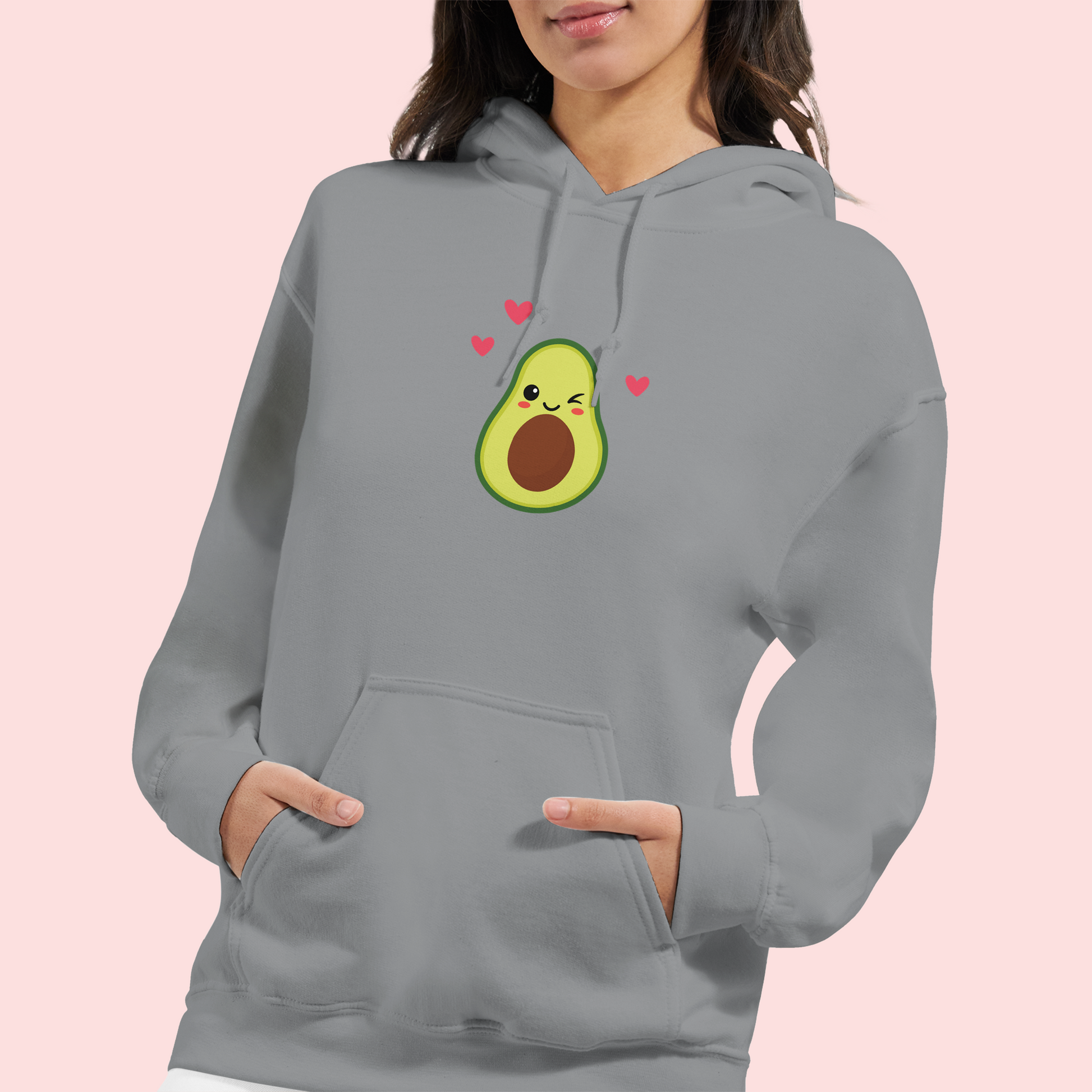 Avocado Love Hoodie - Empowering Fashion Statement - View 11