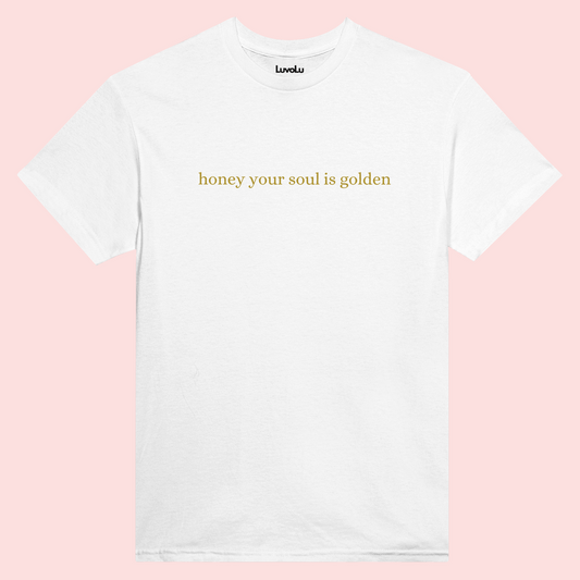 LuvoLu Golden Soul T-Shirt - Ethical Fashion