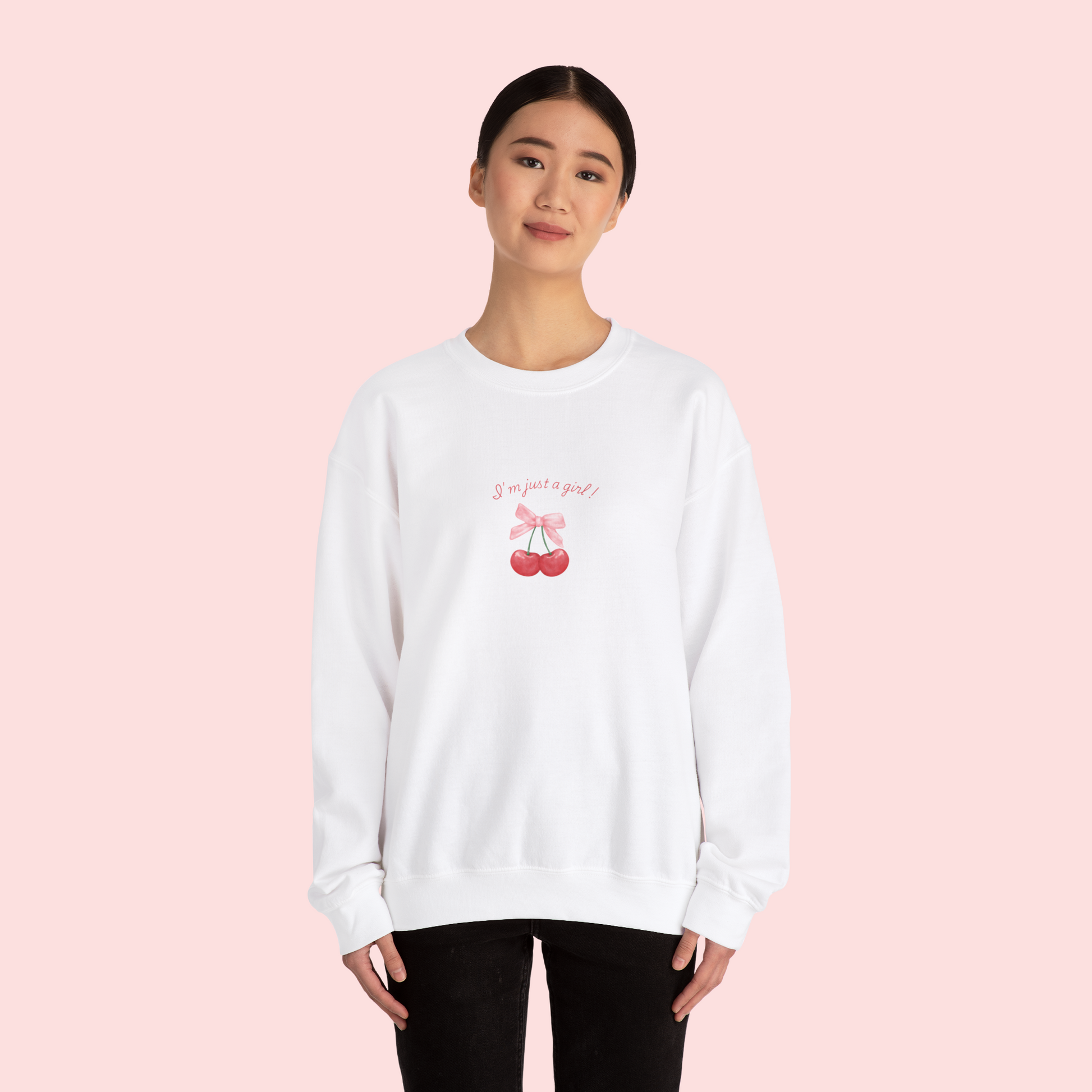 LuvoLu I'm Just a Girl Sweatshirt - Ethical Fashion