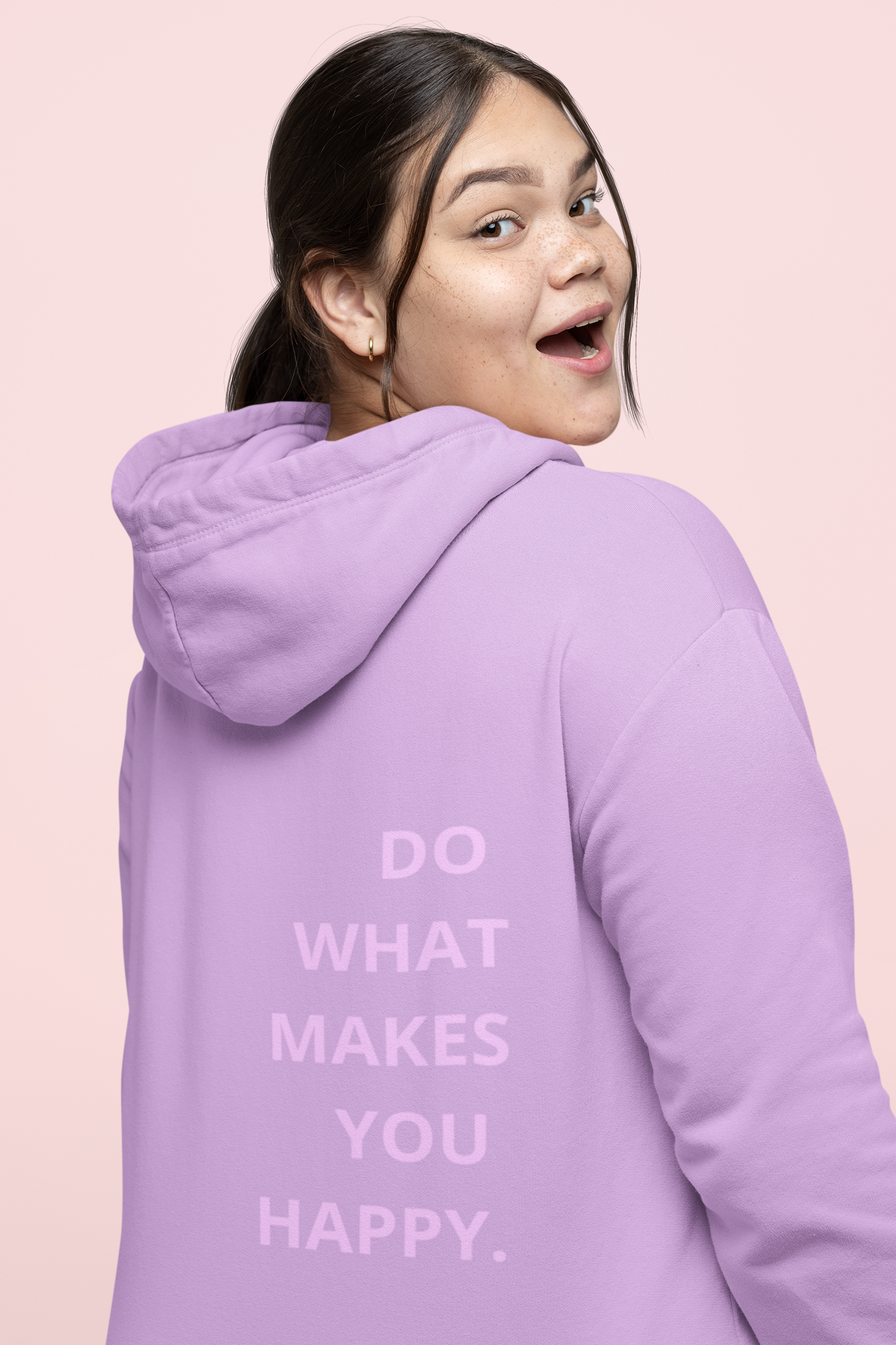 LuvoLu Do What Makes You Happy Hoodie - Ethical Fashion