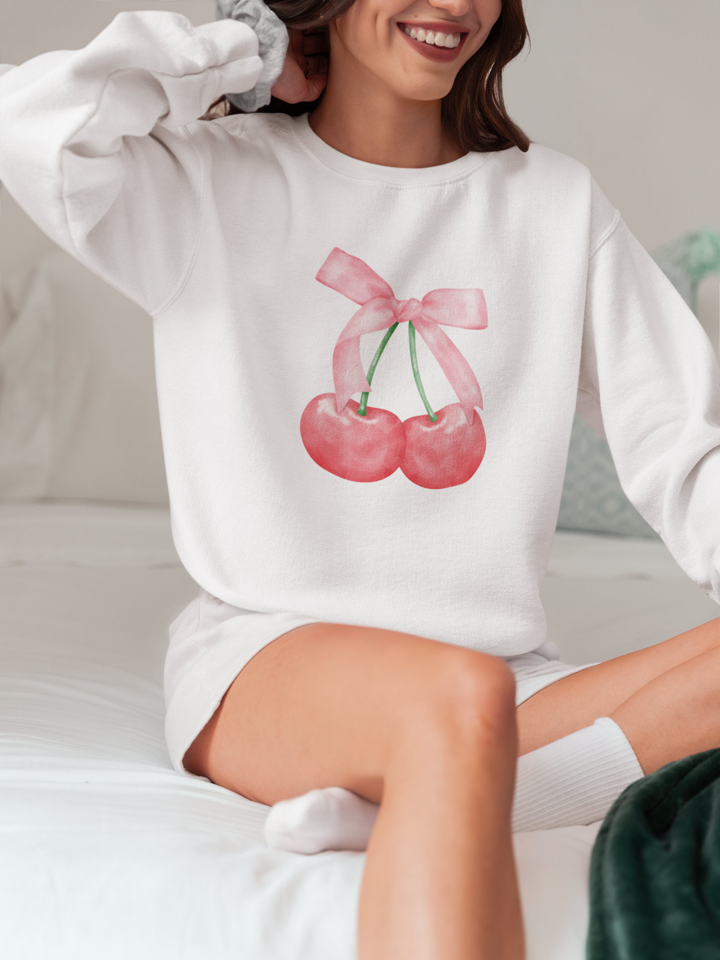 LuvoLu Sweet Cherry Sweatshirt - Ethical Fashion